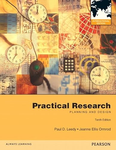 Stock image for Practical Research: Planning and Design. Paul D. Leedy, Jeanne Ellis Ormrod for sale by Phatpocket Limited