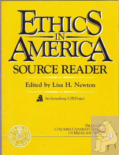 Imagen de archivo de Ethics in America source reader a la venta por The Book Cellar, LLC