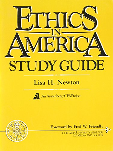 Imagen de archivo de Ethics in America study guide a la venta por The Book Cellar, LLC