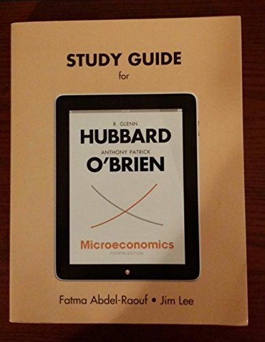 Imagen de archivo de Study Guide for Microeconomics a la venta por Better World Books