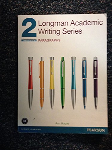 Stock image for Longman Academic Writing Series 2: Paragraphs (3rd Edition) for sale by BooksRun