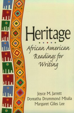 Beispielbild fr Heritage: African American Readings for Writing zum Verkauf von BooksRun