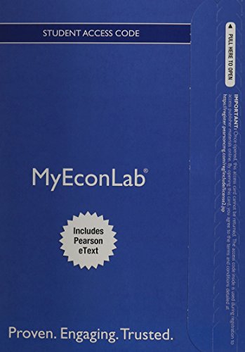 Microeconomics New Myeconlab With Pearson Etext Access Card (9780132914833) by Hubbard, R. Glenn; O'Brien, Anthony Patrick