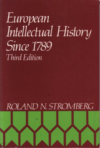 Stock image for European intellectual history since 1789 for sale by ZBK Books