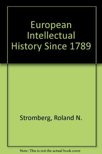 9780132920032: European Intellectual History Since 1789