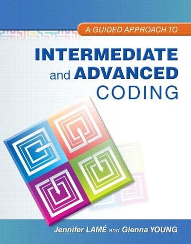 Beispielbild fr Guided Approach to Intermediate and Advanced Coding, A zum Verkauf von Gulf Coast Books