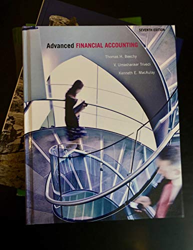 Beispielbild fr Advanced Financial Accounting zum Verkauf von Better World Books