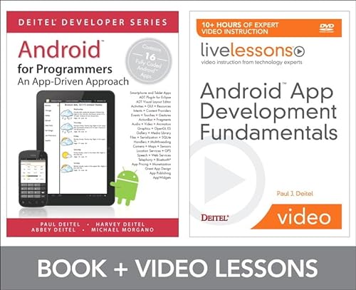 Imagen de archivo de Android App Development Fundamentals/ Android for Programmers: An App-driven Approach (Livelessons: Deitel Developers Series) a la venta por Phatpocket Limited