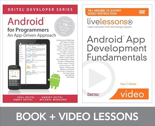 9780132931809: Android App Development Fundamentals/ Android for Programmers: An App-driven Approach