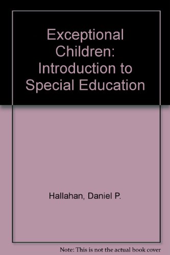 Beispielbild fr Exceptional Children: Introduction to Special Education zum Verkauf von Wonder Book
