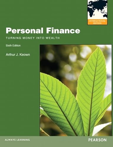 Stock image for Personal Finance: Turning Money into Wealth: International Edition for sale by Irish Booksellers