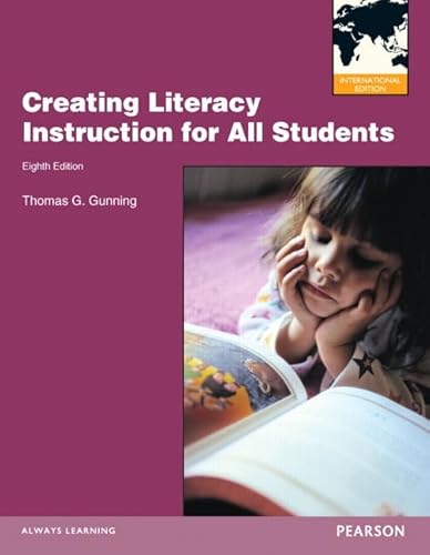 Beispielbild fr Creating Literacy Instruction for All Students zum Verkauf von SecondSale