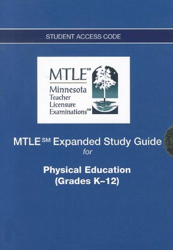 9780132943406: Mtle Physical Education Expanded Study Guide Access Card: Grades K-12