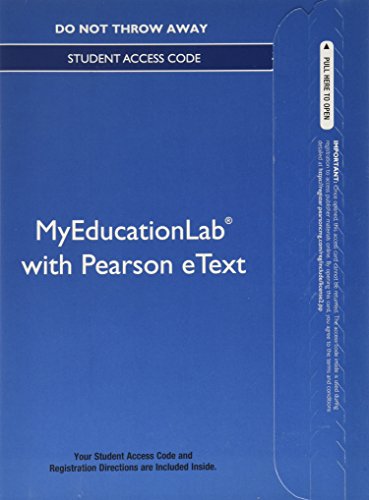 NEW MyEducationLab with Video-Enhanced Pearson eText -- Standalone Access Card -- for Foundations of American Education: Becoming Effective Teachers in Challenging Times (9780132943529) by Johnson, James A; Musial, Dr Diann L; Hall, Gene E; Gollnick, Dr Donna M; Dupuis, Victor L