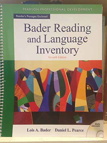 Stock image for Bader Reading & Language Inventory for sale by Books Unplugged