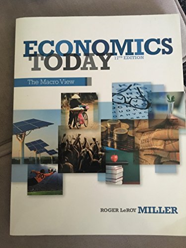 Beispielbild fr Economics Today : The Macro View zum Verkauf von Better World Books: West