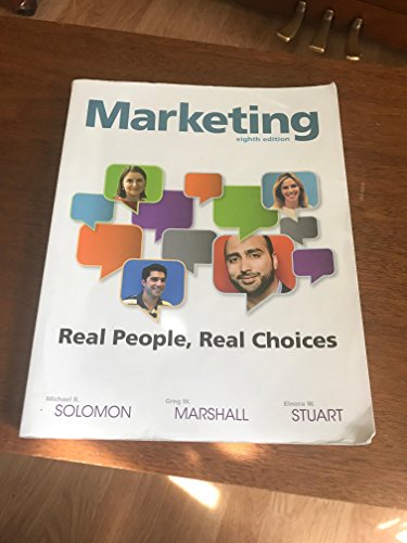 Beispielbild fr Marketing: Real People, Real Choices (8th Edition) zum Verkauf von BooksRun