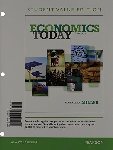Imagen de archivo de Economics Today, Student Value Edition (17th Edition) a la venta por BookHolders