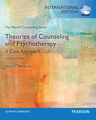 Stock image for Theories of Counseling and Psychotherapy: A Case Approach for sale by GoldenWavesOfBooks