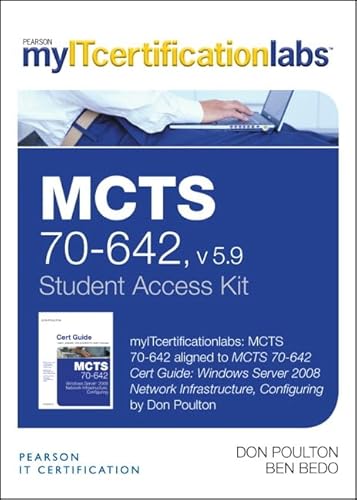 9780132954051: MCTS 70-642 Cert Guide: Windows Server 2008 Network Infrastructure, Configuring MyITCertificationlab -- Access Card