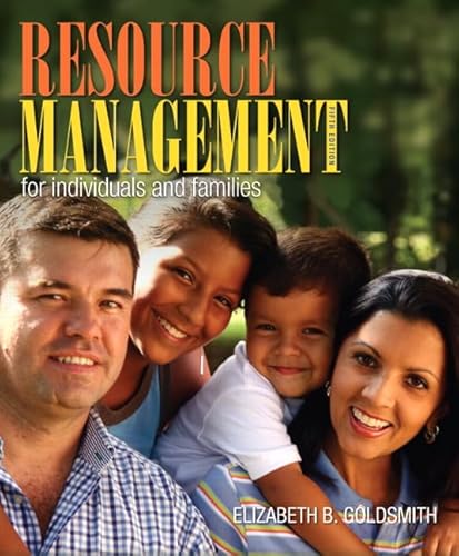 Beispielbild fr Resource Management for Individuals and Families zum Verkauf von Indiana Book Company