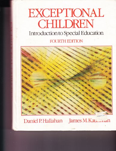 Imagen de archivo de Exceptional Children: Introduction to Special Education a la venta por Wonder Book