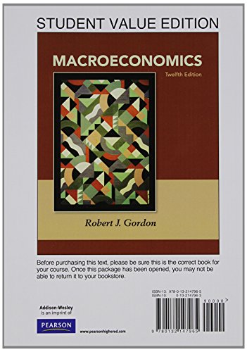 Stock image for Student Value Edition for Macroeconomics plus NEW MyLab Economics with Pearson eText -- Access Card Package (1-semester access) (12th Edition) (The Pearson Series in Economics) for sale by Textbooks_Source
