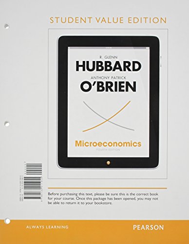 Stock image for Student Value Edition for Microeconomics Plus New Myeconlab with Pearson Etext (1-Semester Access) -- Access Card Package for sale by Once Upon A Time Books