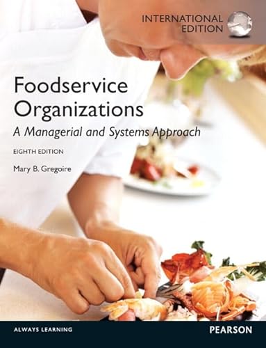9780132965118: Food Service Organizations: A Managerial and Systems Approach: International Edition