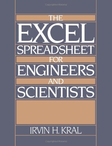 9780132967655: The Excel Spreadsheet for Engineers and Scientists