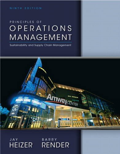 Beispielbild fr Principles of Operations Management (9th Edition) zum Verkauf von HPB-Red
