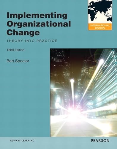 Beispielbild fr Implementing Organizational Change: International Edition zum Verkauf von Ammareal