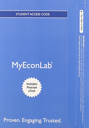 9780132971249: NEW MyLab Economics with Pearson eText -- Access Card -- for Survey of Economics: Principles, Applications and Tools