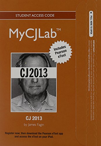 Stock image for MyCjLab With Pearson eText Access Code: For Cj 2013 for sale by Revaluation Books