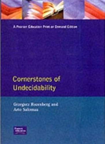 Imagen de archivo de Cornerstones of Undecidability C (Prentice Hall International Series in Computer Science) a la venta por HPB-Red