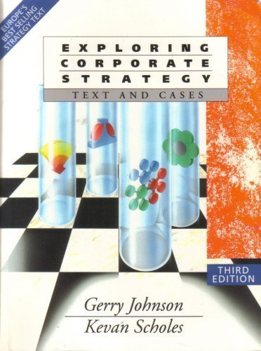 Stock image for Exploring Corporate Strategy: Text and Cases (3rd Edition) for sale by AwesomeBooks