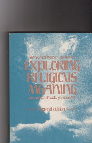 Imagen de archivo de Exploring Religious Meaning a la venta por Better World Books