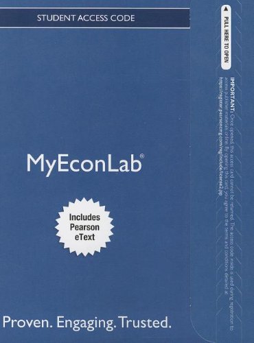 Beispielbild fr NEW MyLab Economics with Pearson eText -- Access Card -- for Microeconomics: Principles, Applications and Tools (MyEconLab (Access Codes)) zum Verkauf von Bulrushed Books