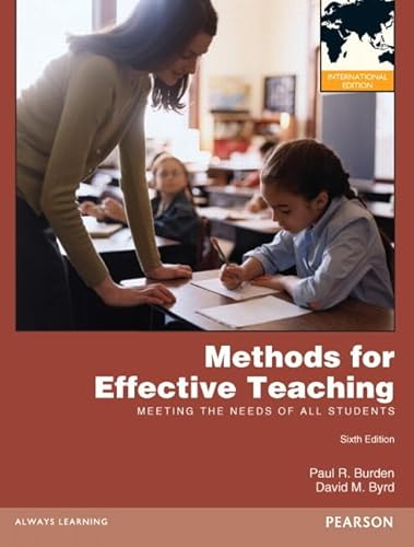 9780132984867: Methods for Effective Teaching: Meeting the Needs of All Students: International Edition