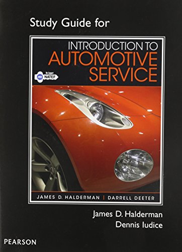 Stock image for Study Guide for Introduction to Automotive Service for sale by Book Deals