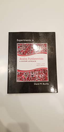 Imagen de archivo de Lab Manual for Analog Fundamentals: A Systems Approach a la venta por 3rd St. Books