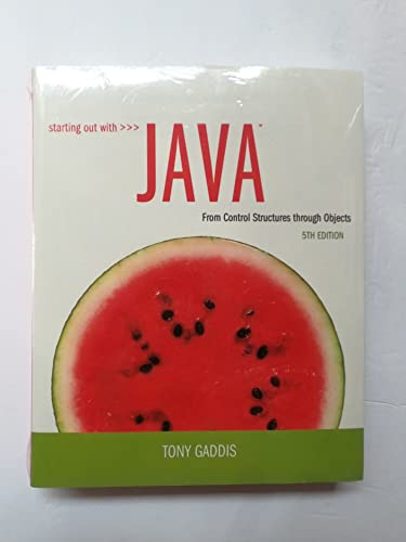 Stock image for Starting Out with Java: From Control Structures through Objects plus MyProgrammingLab with Pearson e for sale by Wrigley Books