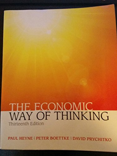Beispielbild fr Economic Way of Thinking, The (Pearson Series in Economics) zum Verkauf von BooksRun
