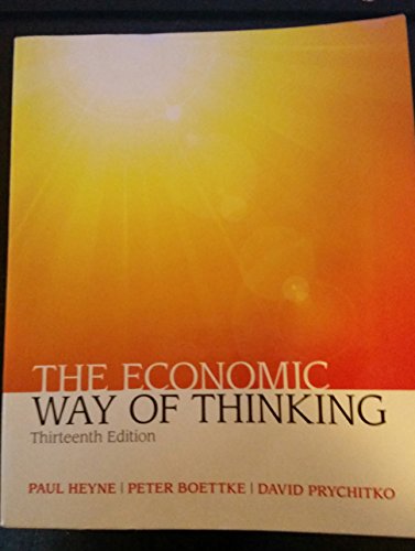 9780132991292: Economic Way of Thinking, The (Pearson Series in Economics)