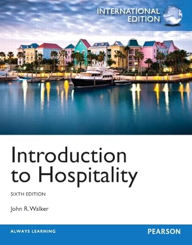 9780132993074: Introduction to Hospitality:International Edition