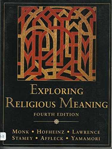 Imagen de archivo de Exploring Religious Meaning a la venta por vladimir belskiy