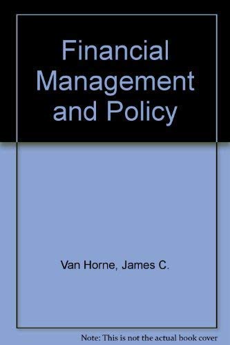 9780133001952: Financial Management and Policy