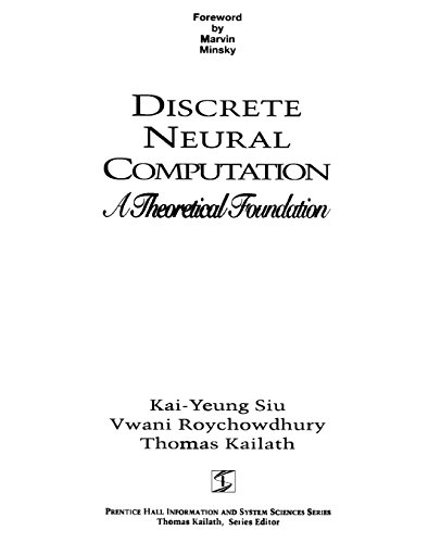 9780133007084: Discrete Neural Computation: A Theoretical Foundation