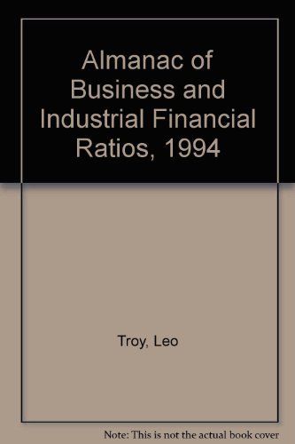 9780133020274: Almanac of Business and Industrial Financial Ratios, 1994