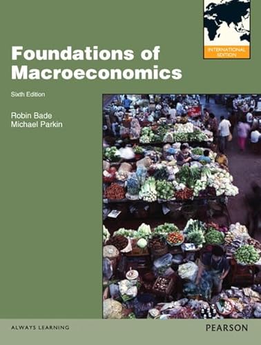 Stock image for Foundations of Macroeconomics: International Edition for sale by medimops